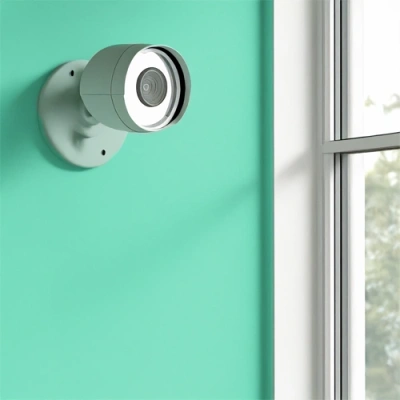 Roanoke vivint camera facing a window